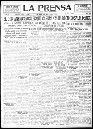La Prensa (San Antonio, Tex.), Vol. 7, No. 1859, Ed. 1 Monday, May 3, 1920