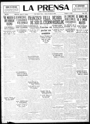 La Prensa (San Antonio, Tex.), Vol. 7, No. 1921, Ed. 1 Thursday, July 8, 1920