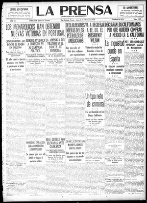 La Prensa (San Antonio, Tex.), Vol. 6, No. 1457, Ed. 1 Monday, February 3, 1919