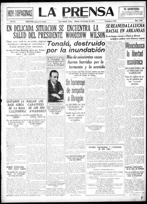 La Prensa (San Antonio, Tex.), Vol. 6, No. 1699, Ed. 1 Saturday, October 4, 1919