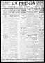 Newspaper: La Prensa (San Antonio, Tex.), Vol. 8, No. 2,382, Ed. 1 Thursday, Oct…