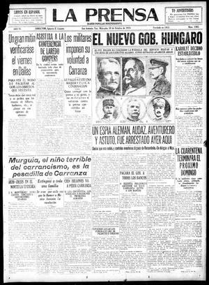 La Prensa (San Antonio, Tex.), Vol. 6, No. 1362, Ed. 1 Wednesday, October 30, 1918