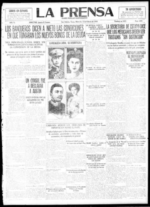 La Prensa (San Antonio, Tex.), Vol. 6, No. 1466, Ed. 1 Wednesday, February 12, 1919