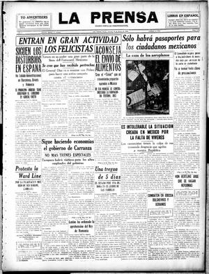 La Prensa (San Antonio, Tex.), Vol. 5, No. 1156, Ed. 1 Friday, January 18, 1918