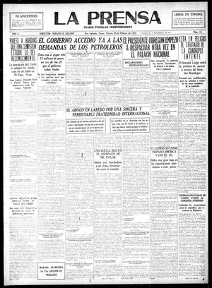 La Prensa (San Antonio, Tex.), Vol. 10, No. 12, Ed. 1 Friday, February 24, 1922