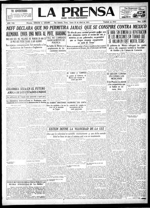 La Prensa (San Antonio, Tex.), Vol. 8, No. 2,208, Ed. 1 Monday, April 25, 1921