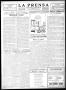 Thumbnail image of item number 3 in: 'La Prensa (San Antonio, Tex.), Vol. 10, No. 192, Ed. 1 Saturday, August 26, 1922'.