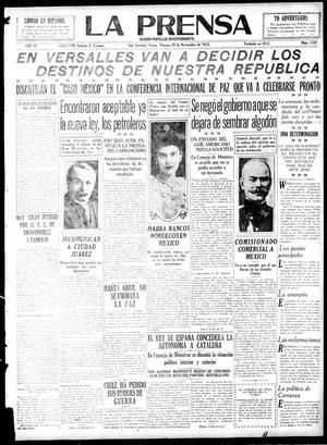 La Prensa (San Antonio, Tex.), Vol. 6, No. 1392, Ed. 1 Friday, November 29, 1918