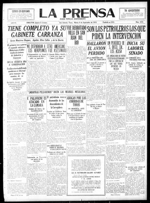La Prensa (San Antonio, Tex.), Vol. 6, No. 1674, Ed. 1 Tuesday, September 9, 1919