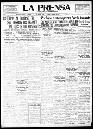 La Prensa (San Antonio, Tex.), Vol. 10, No. 68, Ed. 1 Friday, April 21, 1922