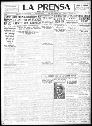 La Prensa (San Antonio, Tex.), Vol. 10, No. 257, Ed. 1 Monday, October 30, 1922
