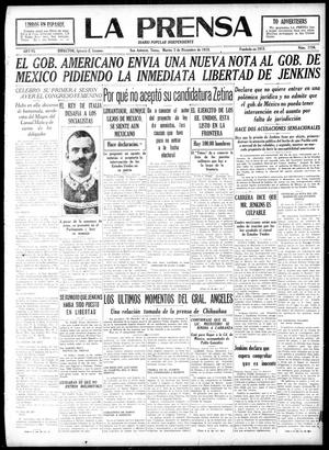 La Prensa (San Antonio, Tex.), Vol. 6, No. 1756, Ed. 1 Tuesday, December 2, 1919