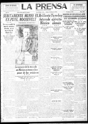Primary view of object titled 'La Prensa (San Antonio, Tex.), Vol. 6, No. 1430, Ed. 1 Tuesday, January 7, 1919'.