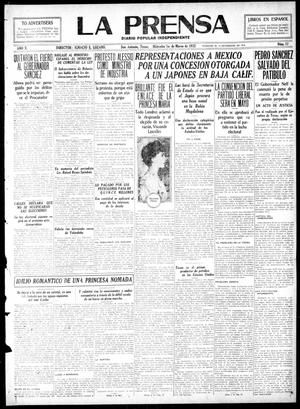 La Prensa (San Antonio, Tex.), Vol. 10, No. 17, Ed. 1 Wednesday, March 1, 1922