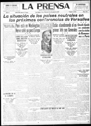 La Prensa (San Antonio, Tex.), Vol. 6, No. 1417, Ed. 1 Wednesday, December 25, 1918