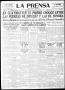 Thumbnail image of item number 1 in: 'La Prensa (San Antonio, Tex.), Vol. 7, No. 1837, Ed. 1 Sunday, April 11, 1920'.
