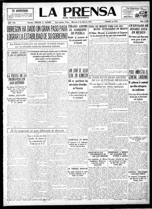 La Prensa (San Antonio, Tex.), Vol. 8, No. 2,189, Ed. 1 Wednesday, April 6, 1921
