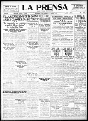La Prensa (San Antonio, Tex.), Vol. 7, No. 1924, Ed. 1 Sunday, July 11, 1920