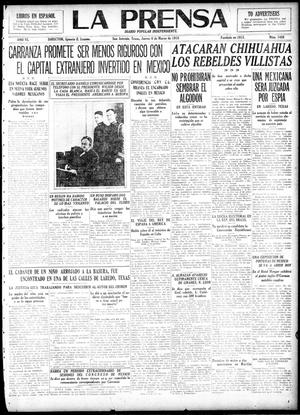 La Prensa (San Antonio, Tex.), Vol. 6, No. 1488, Ed. 1 Thursday, March 6, 1919