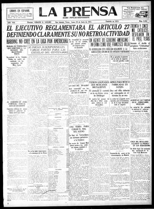 Primary view of object titled 'La Prensa (San Antonio, Tex.), Vol. 8, No. 2,264, Ed. 1 Monday, June 20, 1921'.