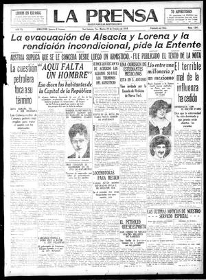 La Prensa (San Antonio, Tex.), Vol. 6, No. 1361, Ed. 1 Tuesday, October 29, 1918