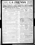 Primary view of La Prensa (San Antonio, Tex.), Vol. 8, No. 2,312, Ed. 1 Sunday, August 7, 1921