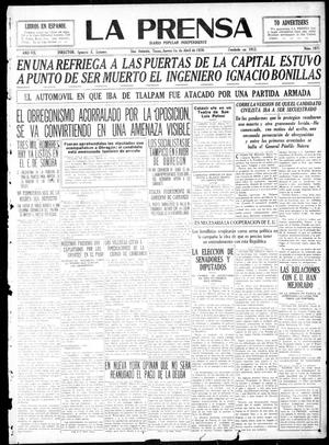 La Prensa (San Antonio, Tex.), Vol. 7, No. 1877, Ed. 1 Thursday, April 1, 1920