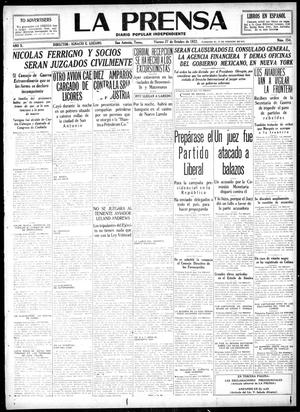 La Prensa (San Antonio, Tex.), Vol. 10, No. 254, Ed. 1 Friday, October 27, 1922
