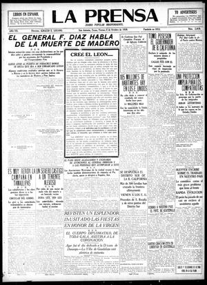 La Prensa (San Antonio, Tex.), Vol. 7, No. 2,010, Ed. 1 Friday, October 8, 1920