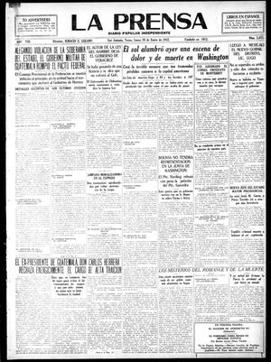 La Prensa (San Antonio, Tex.), Vol. 8, No. 2,472, Ed. 1 Monday, January 30, 1922