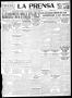 Thumbnail image of item number 1 in: 'La Prensa (San Antonio, Tex.), Vol. 8, No. 2,186, Ed. 1 Sunday, April 3, 1921'.