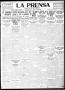 Thumbnail image of item number 1 in: 'La Prensa (San Antonio, Tex.), Vol. 10, No. 116, Ed. 1 Friday, June 9, 1922'.