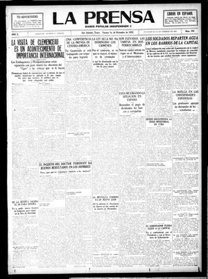La Prensa (San Antonio, Tex.), Vol. 10, No. 289, Ed. 1 Friday, December 1, 1922