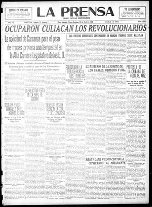 La Prensa (San Antonio, Tex.), Vol. 7, No. 1844, Ed. 1 Sunday, April 18, 1920