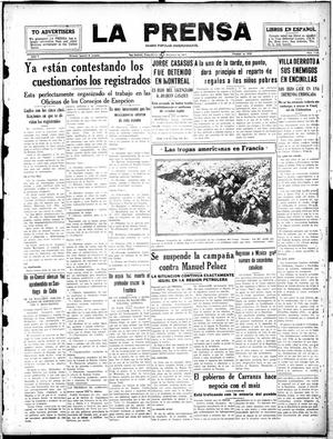 La Prensa (San Antonio, Tex.), Vol. 5, No. 1135, Ed. 1 Tuesday, December 25, 1917