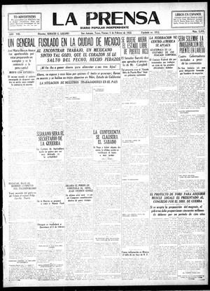 La Prensa (San Antonio, Tex.), Vol. 8, No. 2,476, Ed. 1 Friday, February 3, 1922