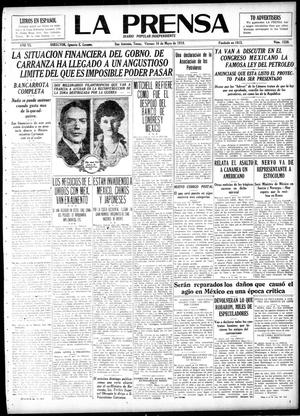 La Prensa (San Antonio, Tex.), Vol. 6, No. 1559, Ed. 1 Friday, May 16, 1919