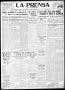 Thumbnail image of item number 1 in: 'La Prensa (San Antonio, Tex.), Vol. 8, No. 2,242, Ed. 1 Sunday, May 29, 1921'.