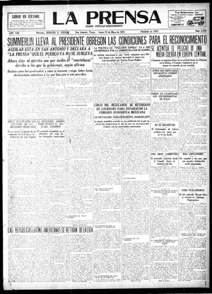 Primary view of object titled 'La Prensa (San Antonio, Tex.), Vol. 8, No. 2,236, Ed. 1 Monday, May 23, 1921'.