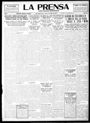 La Prensa (San Antonio, Tex.), Vol. 10, No. 87, Ed. 1 Thursday, May 11, 1922