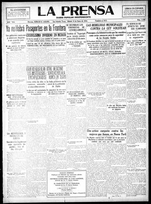 La Prensa (San Antonio, Tex.), Vol. 8, No. 2,456, Ed. 1 Saturday, January 14, 1922