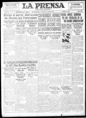 La Prensa (San Antonio, Tex.), Vol. 6, No. 1296, Ed. 1 Sunday, August 25, 1918