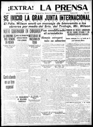 La Prensa (San Antonio, Tex.), Vol. 6, No. 1376, Ed. 2 Wednesday, November 13, 1918