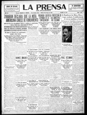 La Prensa (San Antonio, Tex.), Vol. 7, No. 2,123, Ed. 1 Saturday, January 29, 1921