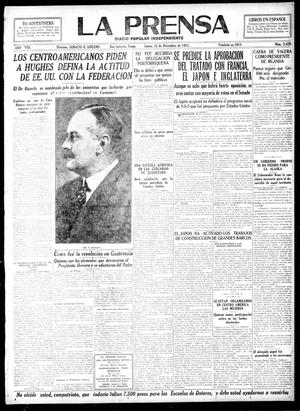 La Prensa (San Antonio, Tex.), Vol. 8, No. 2,429, Ed. 1 Monday, December 12, 1921