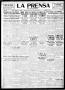 Thumbnail image of item number 1 in: 'La Prensa (San Antonio, Tex.), Vol. 8, No. 2,145, Ed. 1 Monday, February 21, 1921'.