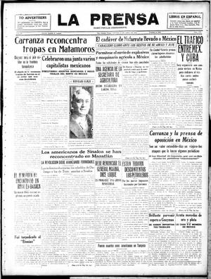 La Prensa (San Antonio, Tex.), Vol. 6, No. 1192, Ed. 1 Friday, April 19, 1918