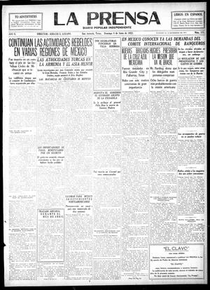 La Prensa (San Antonio, Tex.), Vol. 10, No. 111, Ed. 1 Sunday, June 4, 1922