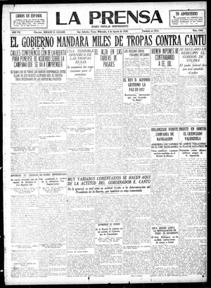 La Prensa (San Antonio, Tex.), Vol. 7, No. 1945, Ed. 1 Wednesday, August 4, 1920