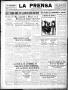 Thumbnail image of item number 1 in: 'La Prensa (San Antonio, Tex.), Vol. 6, No. 1123, Ed. 1 Friday, February 15, 1918'.